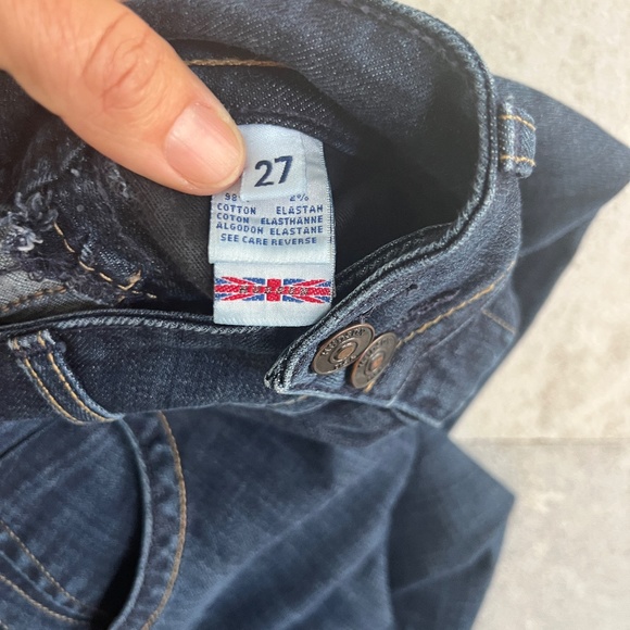 Hudson Beth Mid Rise Baby Boot Cut Jeans Size 27 - Picture 3 of 5